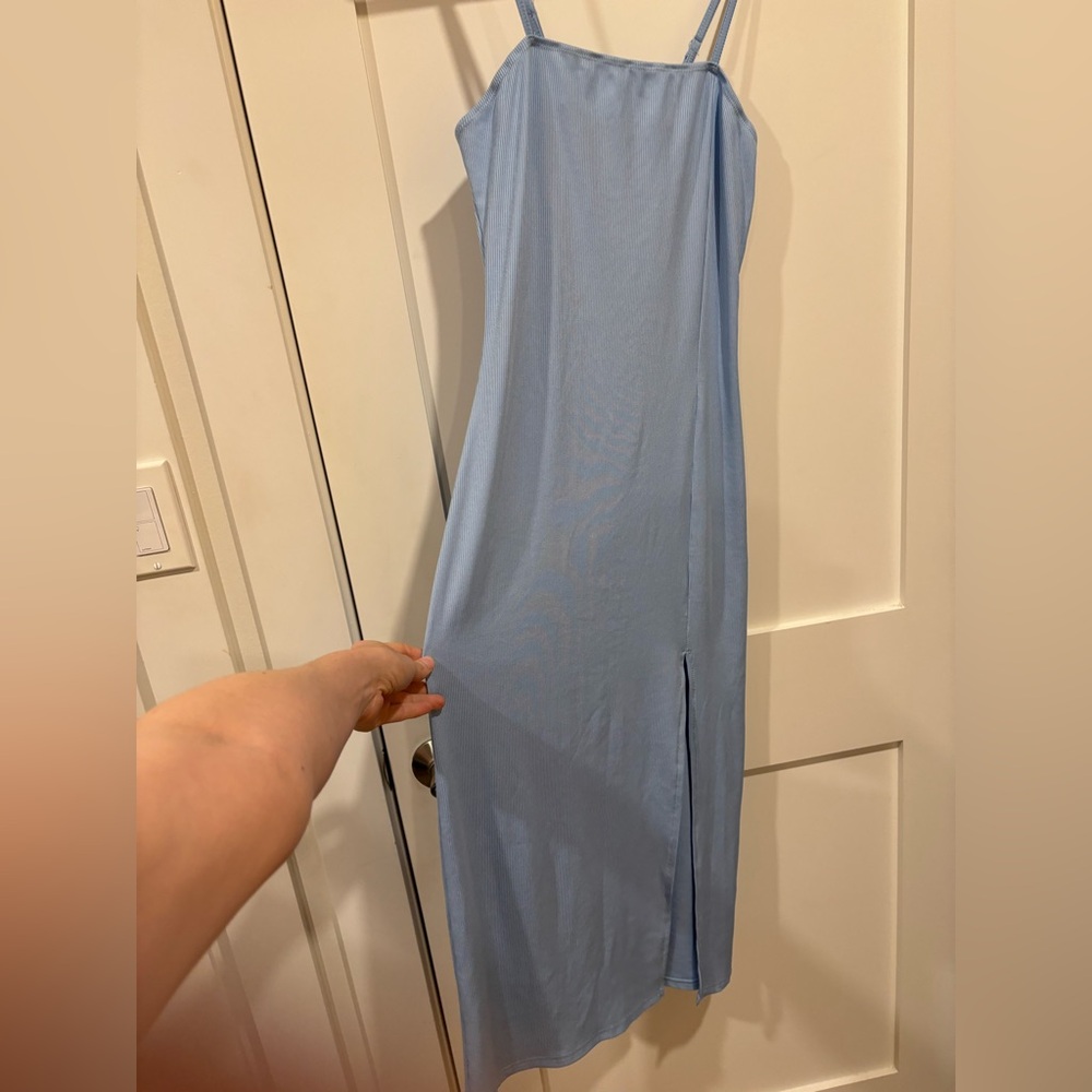 Medium blue dress